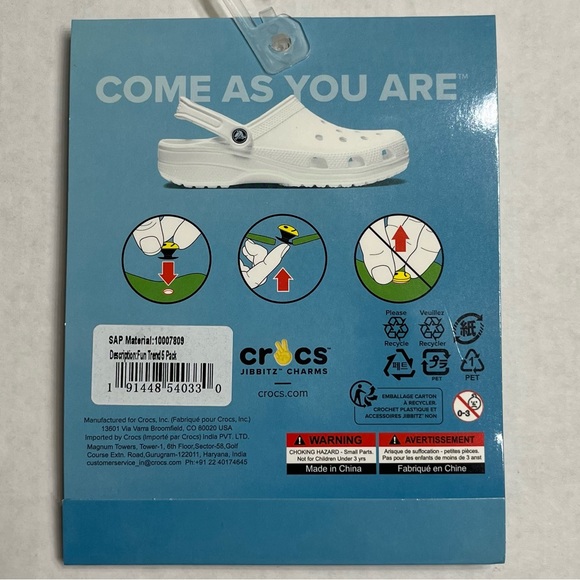 Croc Charm 5-Pack - Picture 2 of 2